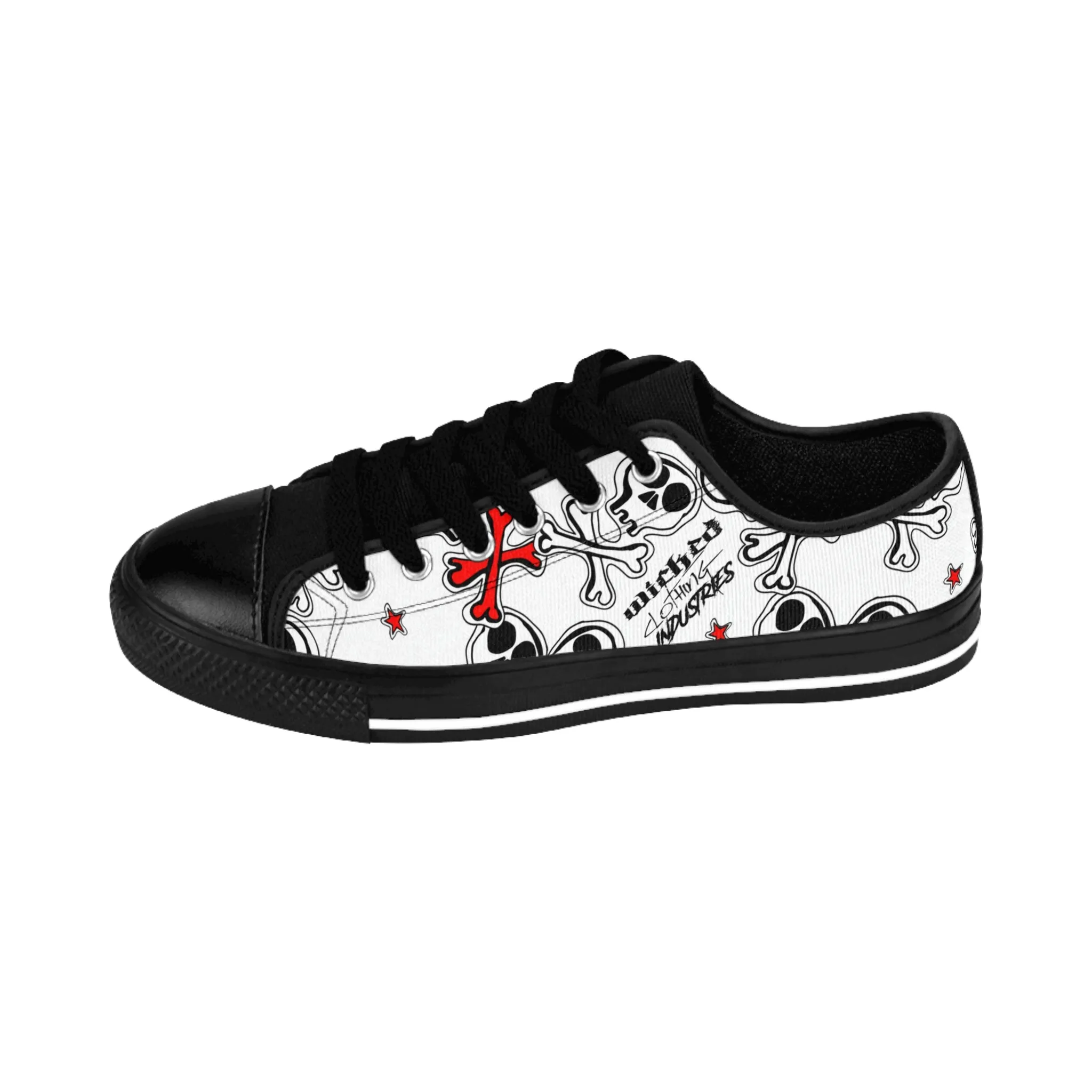 Cartoon Skulls Women's Sneakers