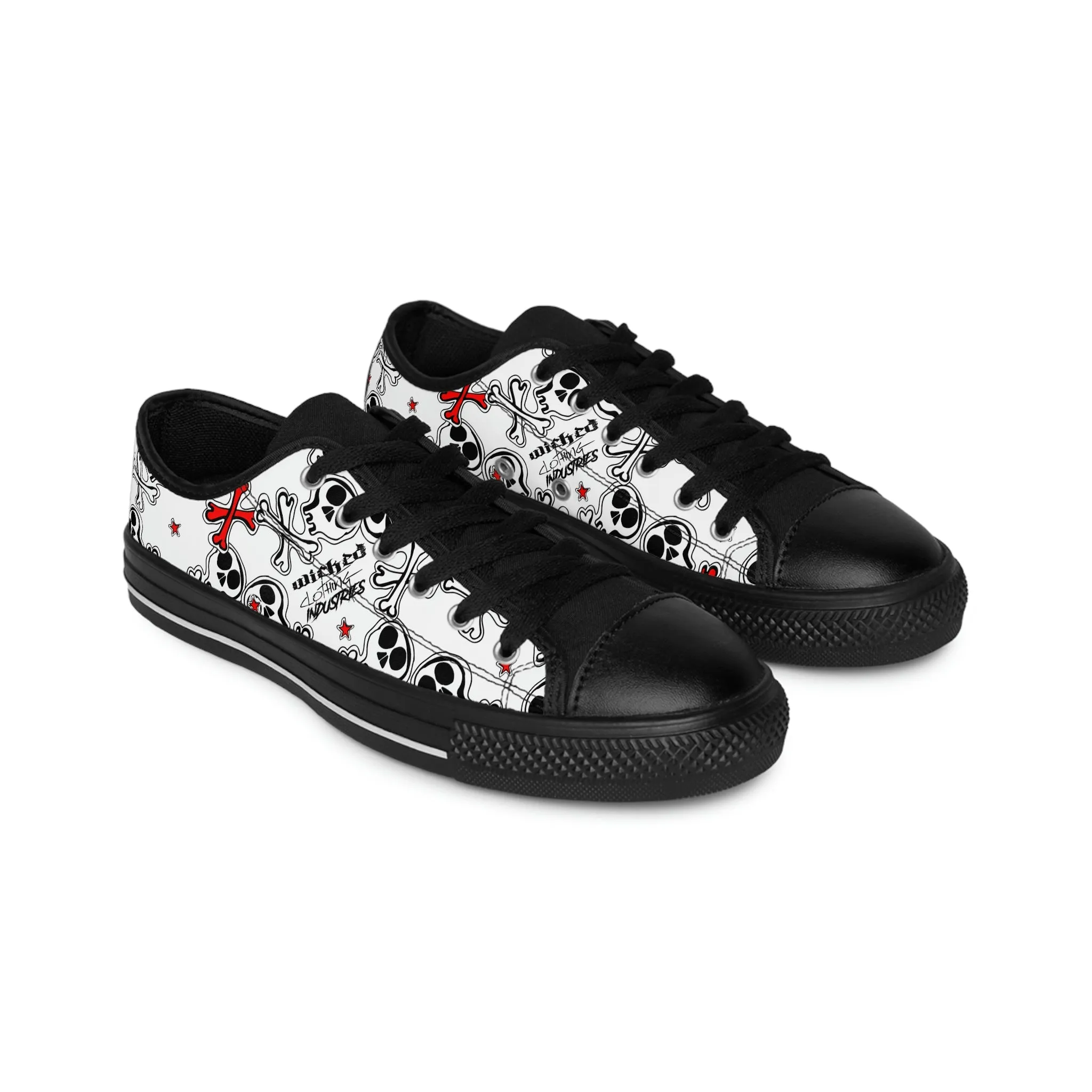 Cartoon Skulls Women's Sneakers