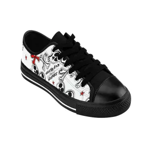 Cartoon Skulls Women's Sneakers