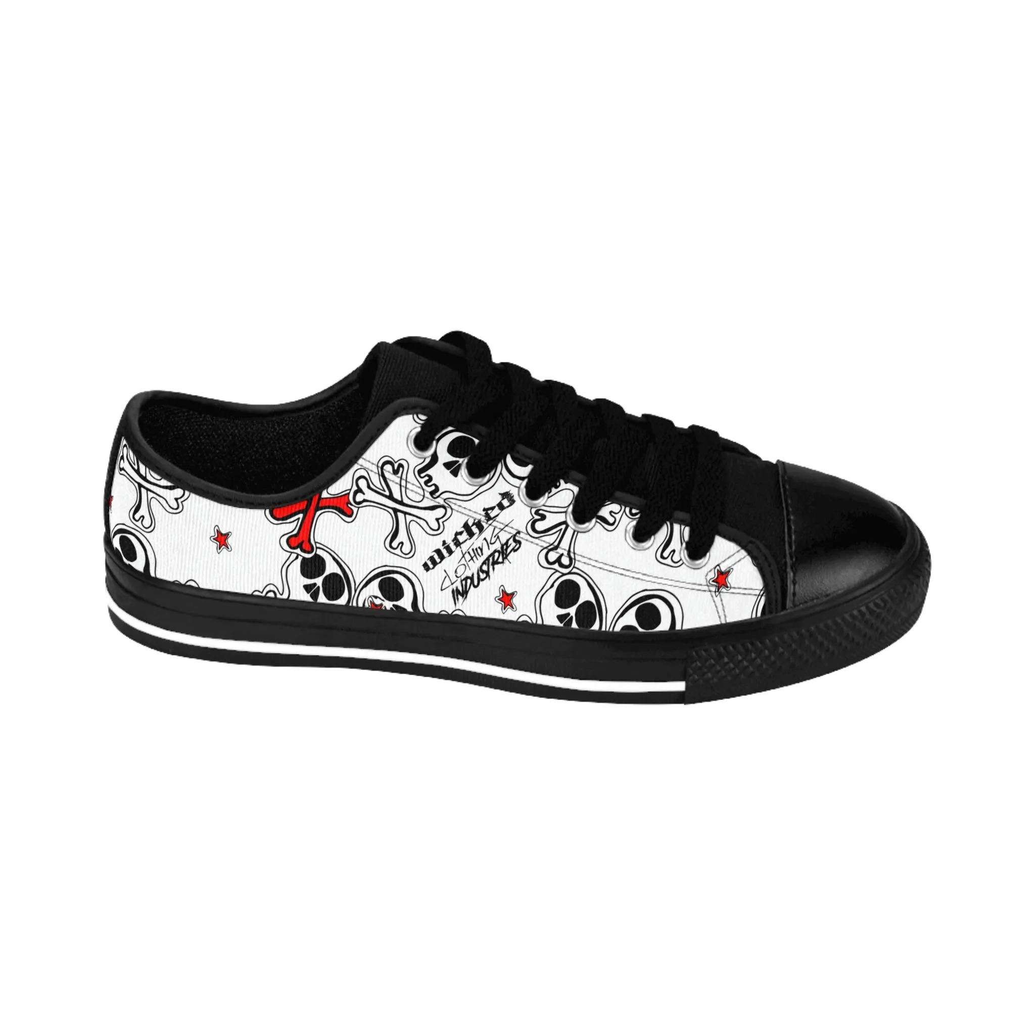 Cartoon Skulls Women's Sneakers