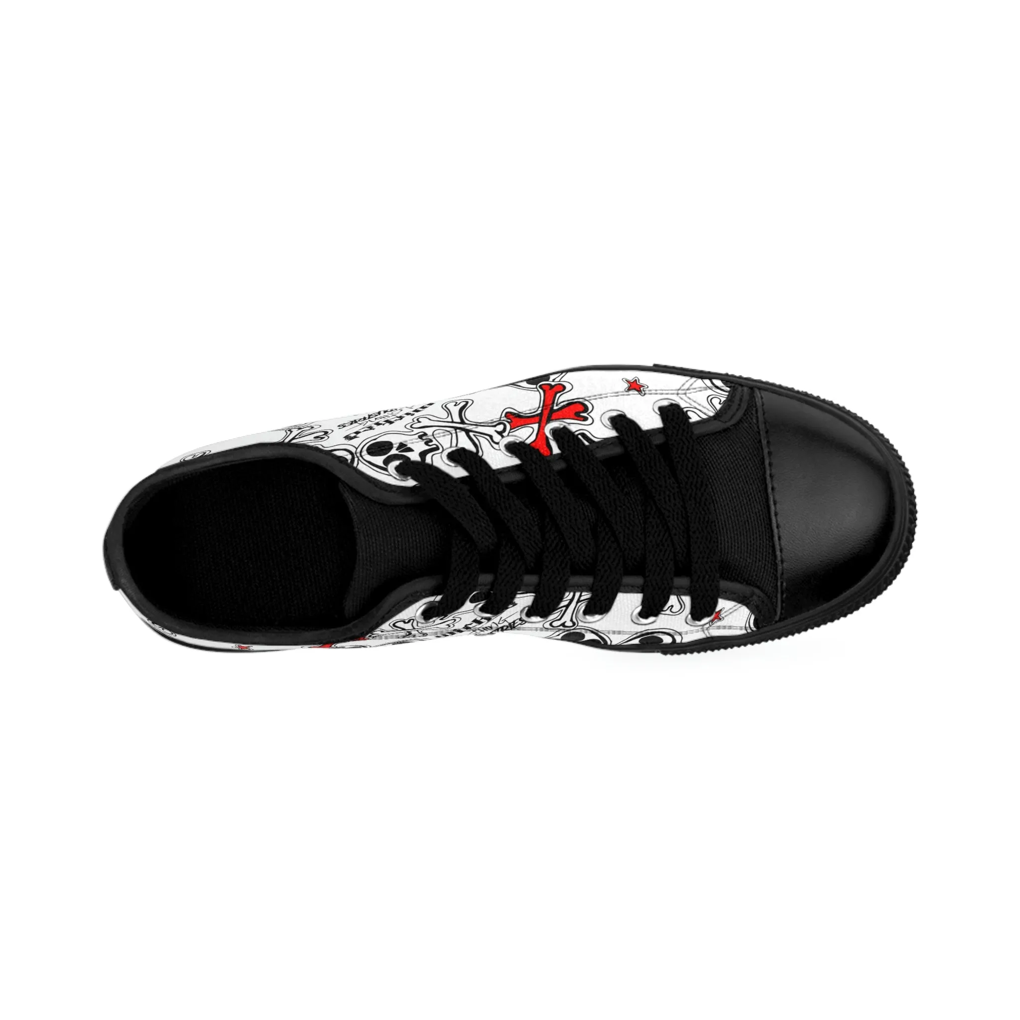Cartoon Skulls Women's Sneakers