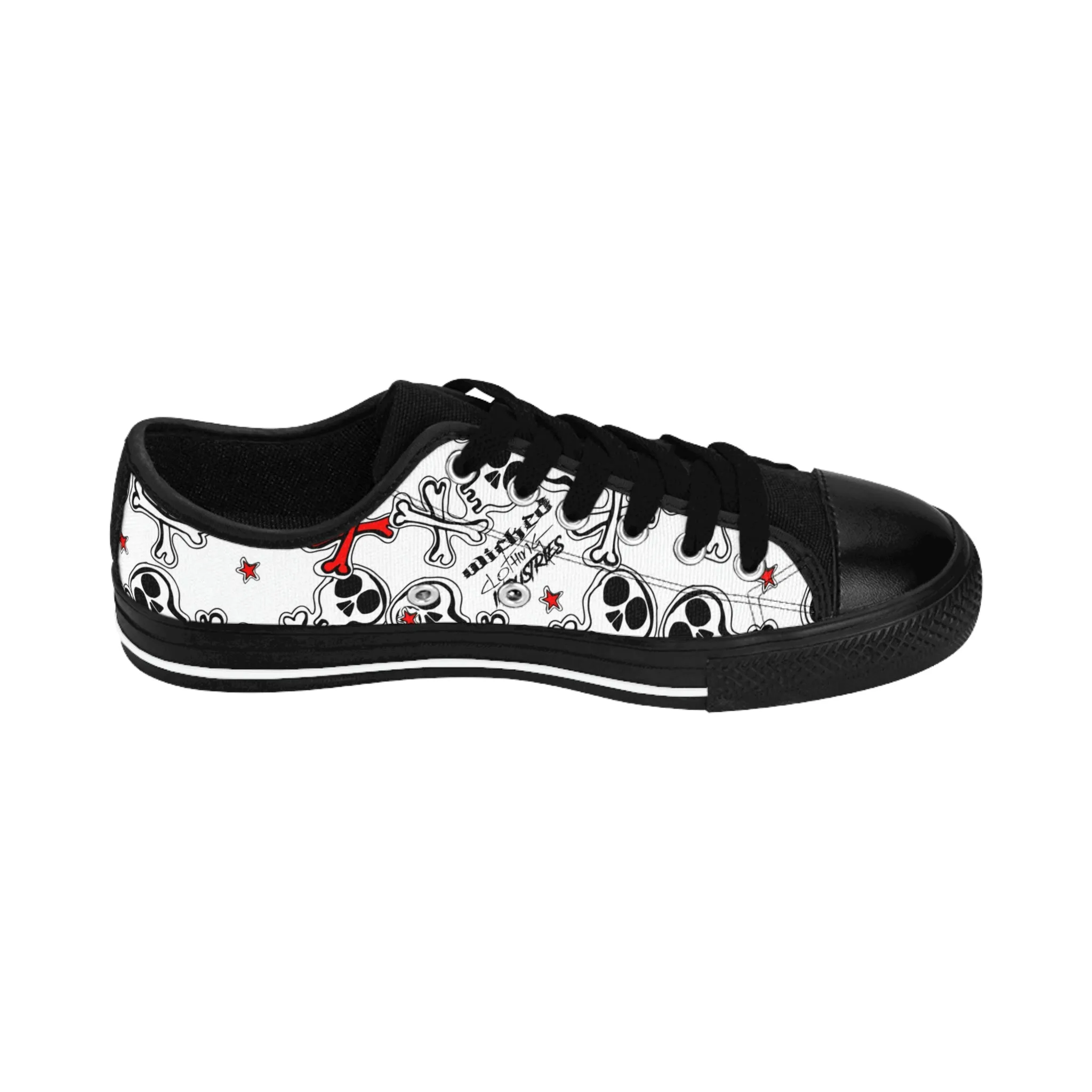 Cartoon Skulls Women's Sneakers