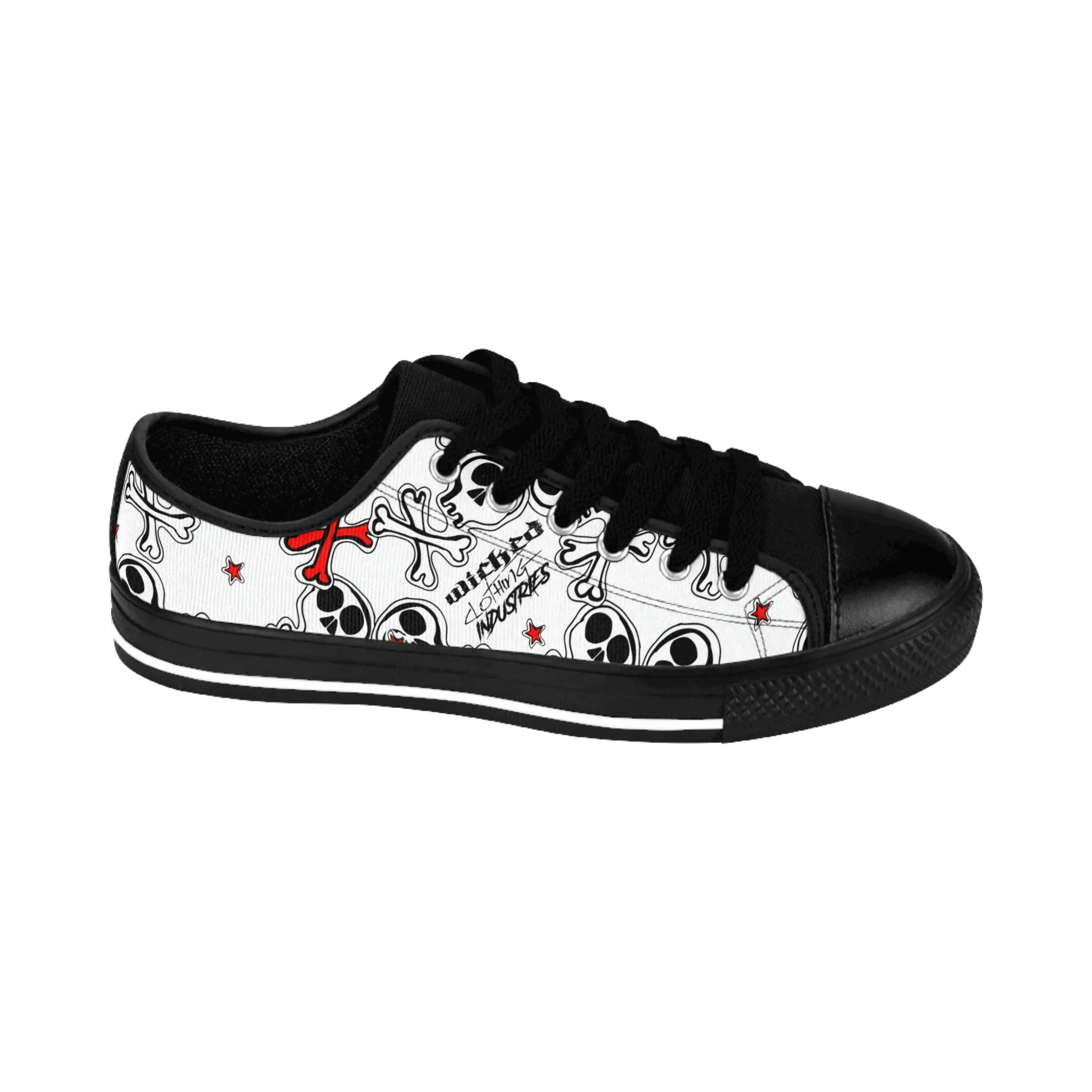 Cartoon Skulls Women's Sneakers