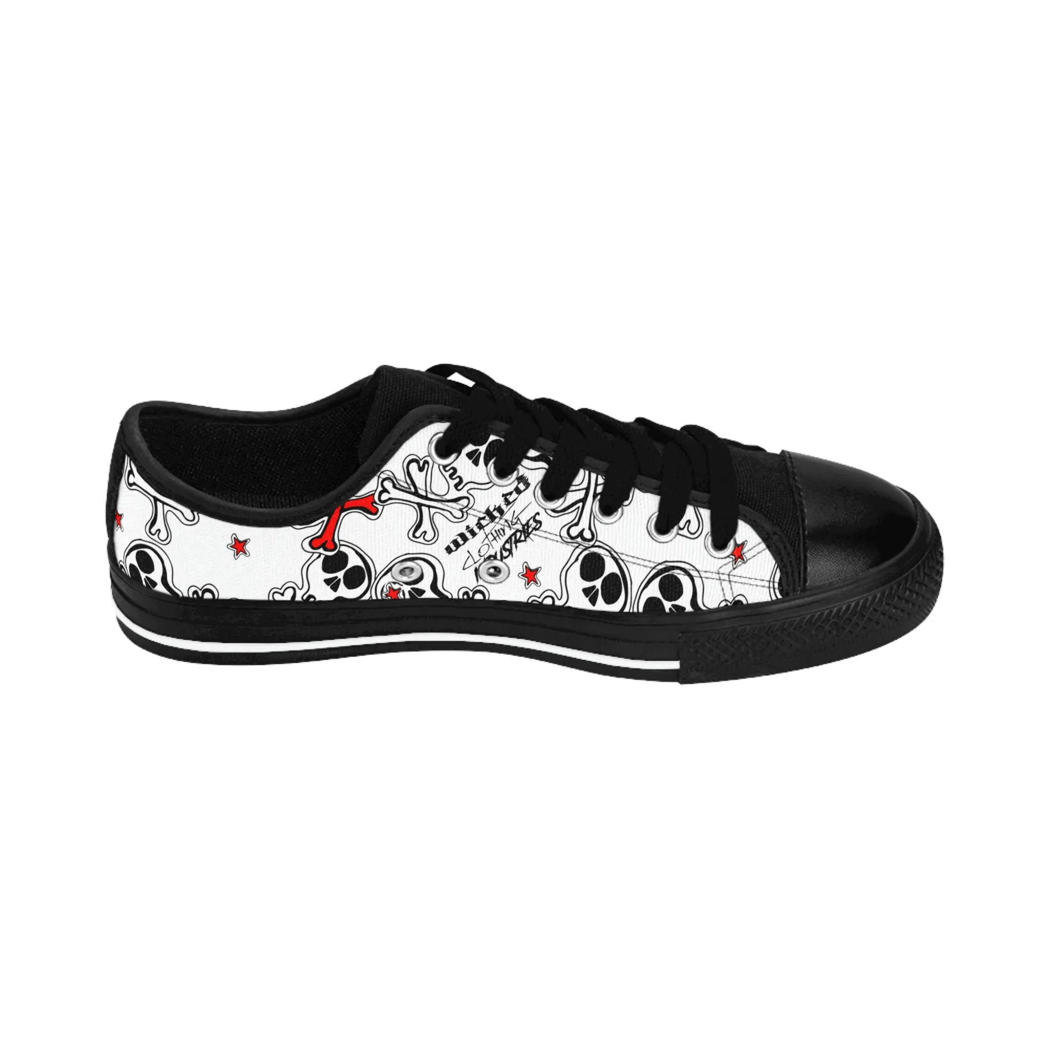 Cartoon Skulls Women's Sneakers