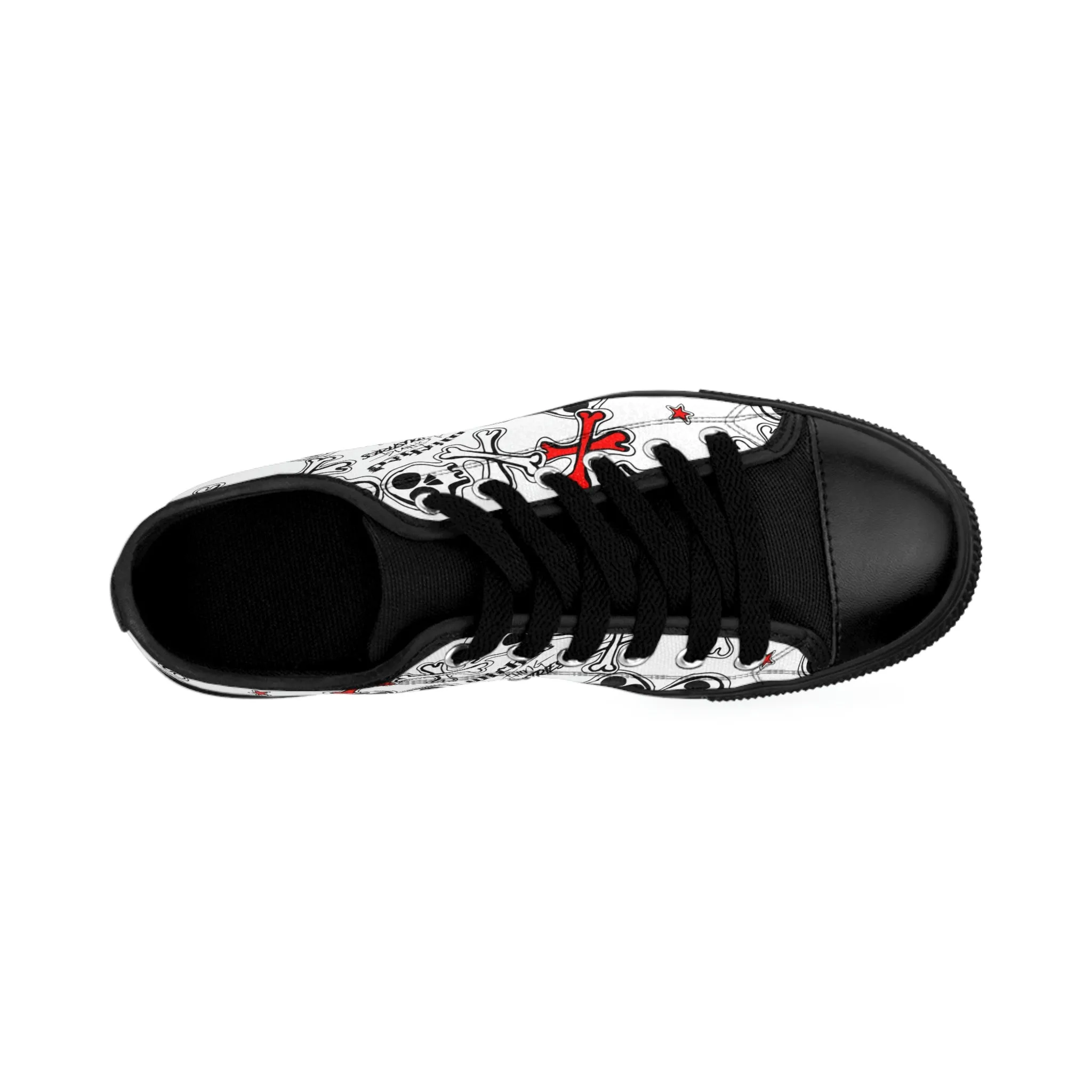 Cartoon Skulls Women's Sneakers