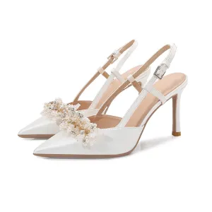 Casual Silk Satin High Heels