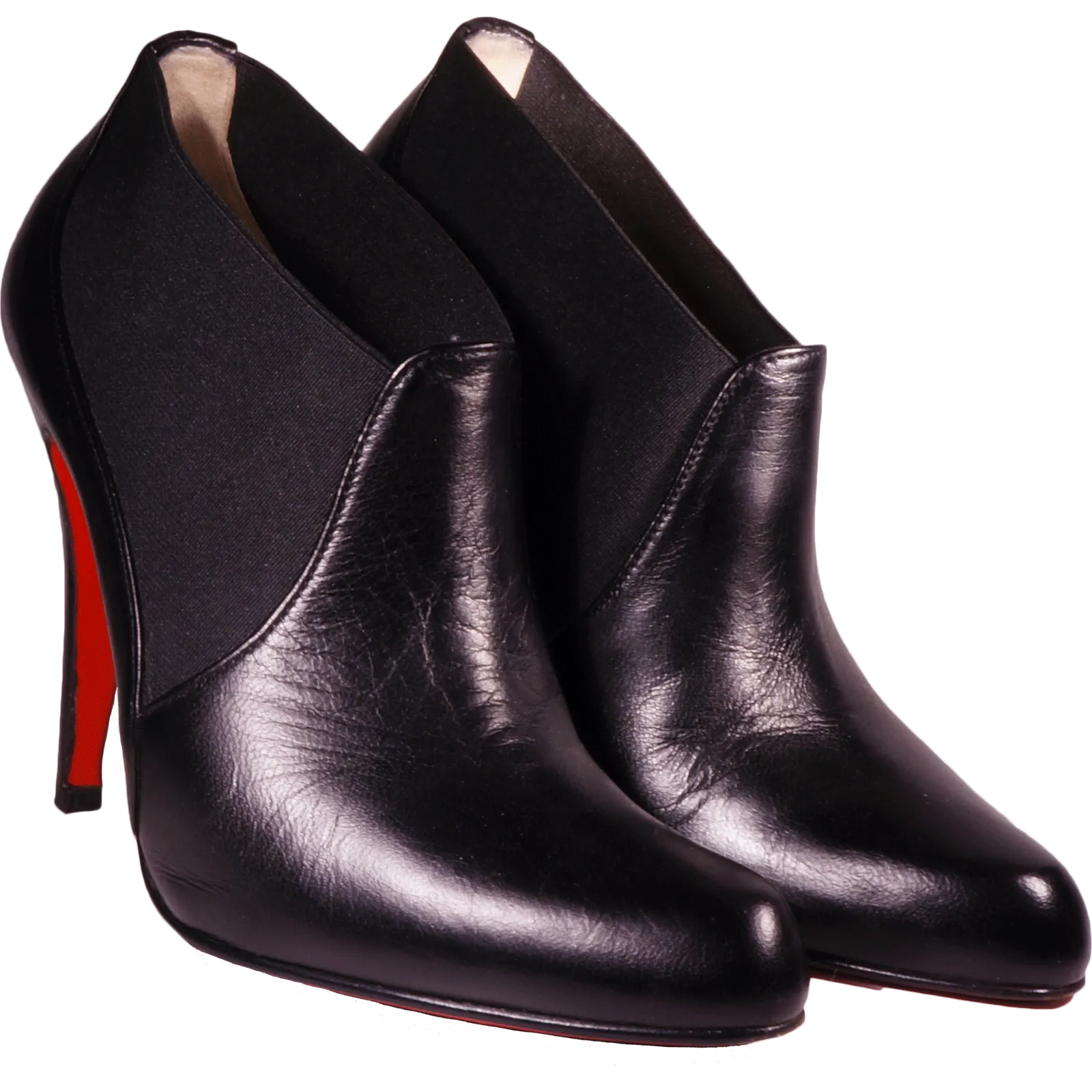 CHRISTIAN LOUBOUTIN BLACK ANKLE BOOT