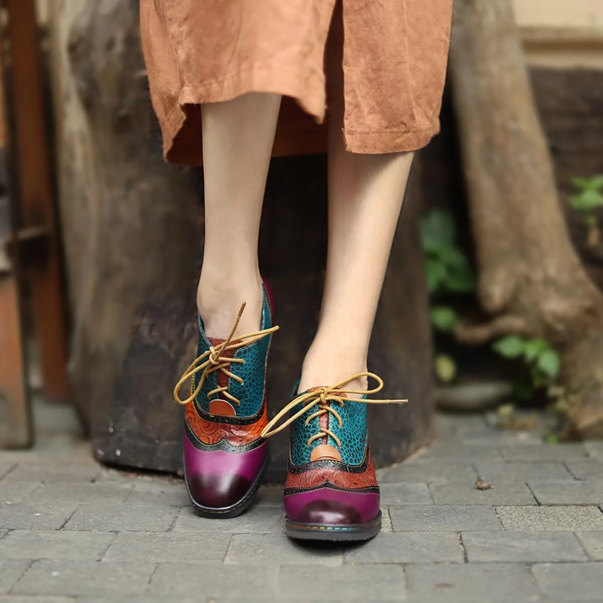 Ciuyurra Vintage Women Brogues