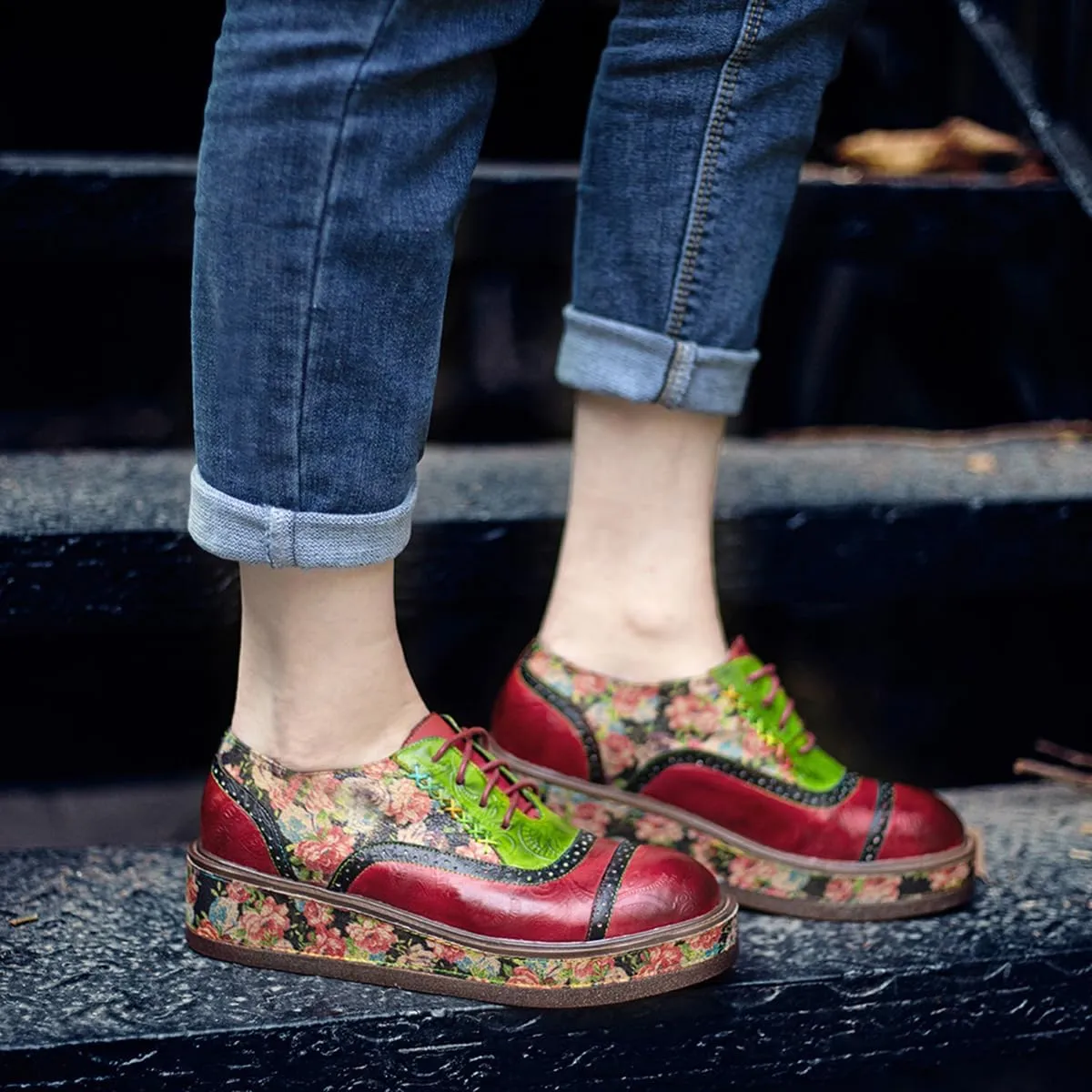 Ciuyurra Vintage Women Brogues