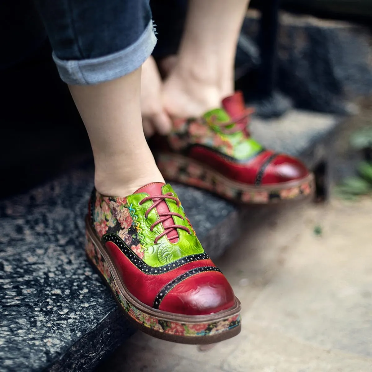 Ciuyurra Vintage Women Brogues