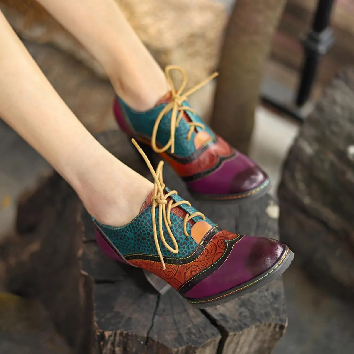 Ciuyurra Vintage Women Brogues