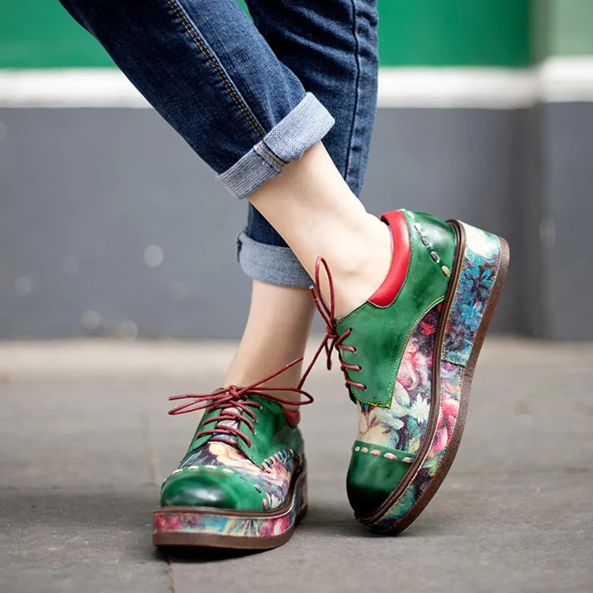 Ciuyurra Vintage Women Brogues