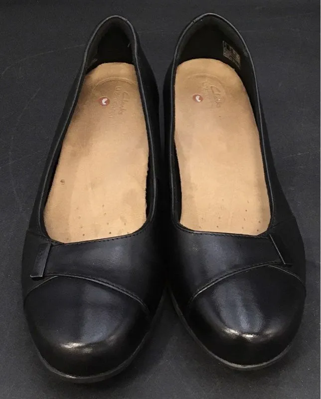 Clarks Women's Black Block Pump Heels - Size 8