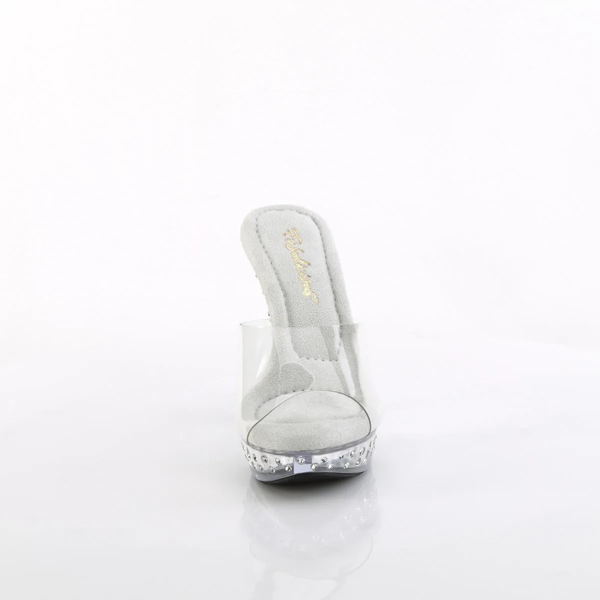 COCKTAIL-501SDT Fabulicious 5 Inch Heel Clear Sexy Rhinestone Shoes