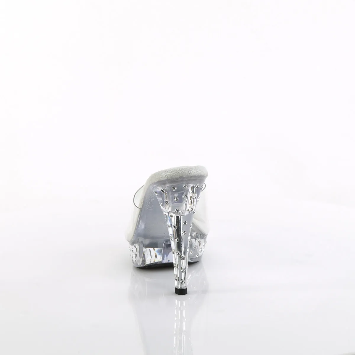 COCKTAIL-501SDT Fabulicious 5 Inch Heel Clear Sexy Rhinestone Shoes