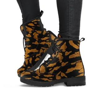 Combat Boots - Tie Dye Design #115 | Custom Shoes, Vegan Leather Lace Up Shoes, Tie Dye Outfit, 90s Boots, Summer Leather Boots, 2000s Boots