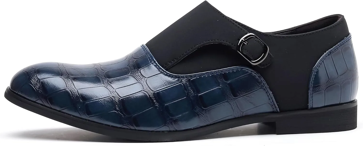 COSIDRAM Men's Dress Shoes Oxfords Slip on Classic Modern Formal Leather Shoes Casual Loafers