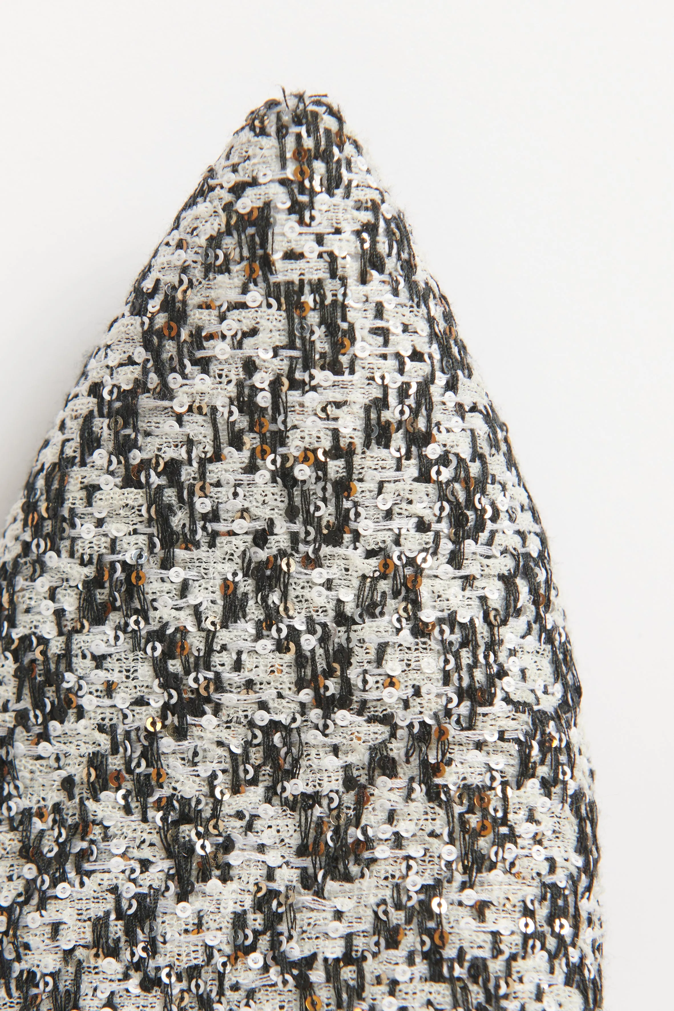 Cruise 2015 Black and White Tweed Preowned Mule