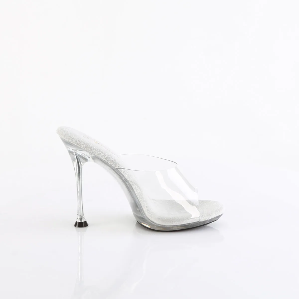 CUPID-401 Posing Comp Sexy Clear Slip On Shoes
