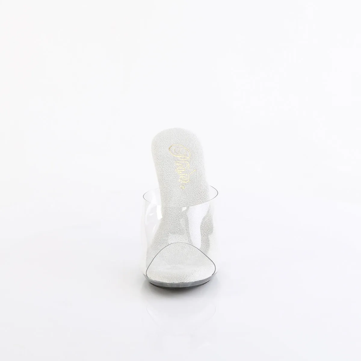 CUPID-401 Posing Comp Sexy Clear Slip On Shoes