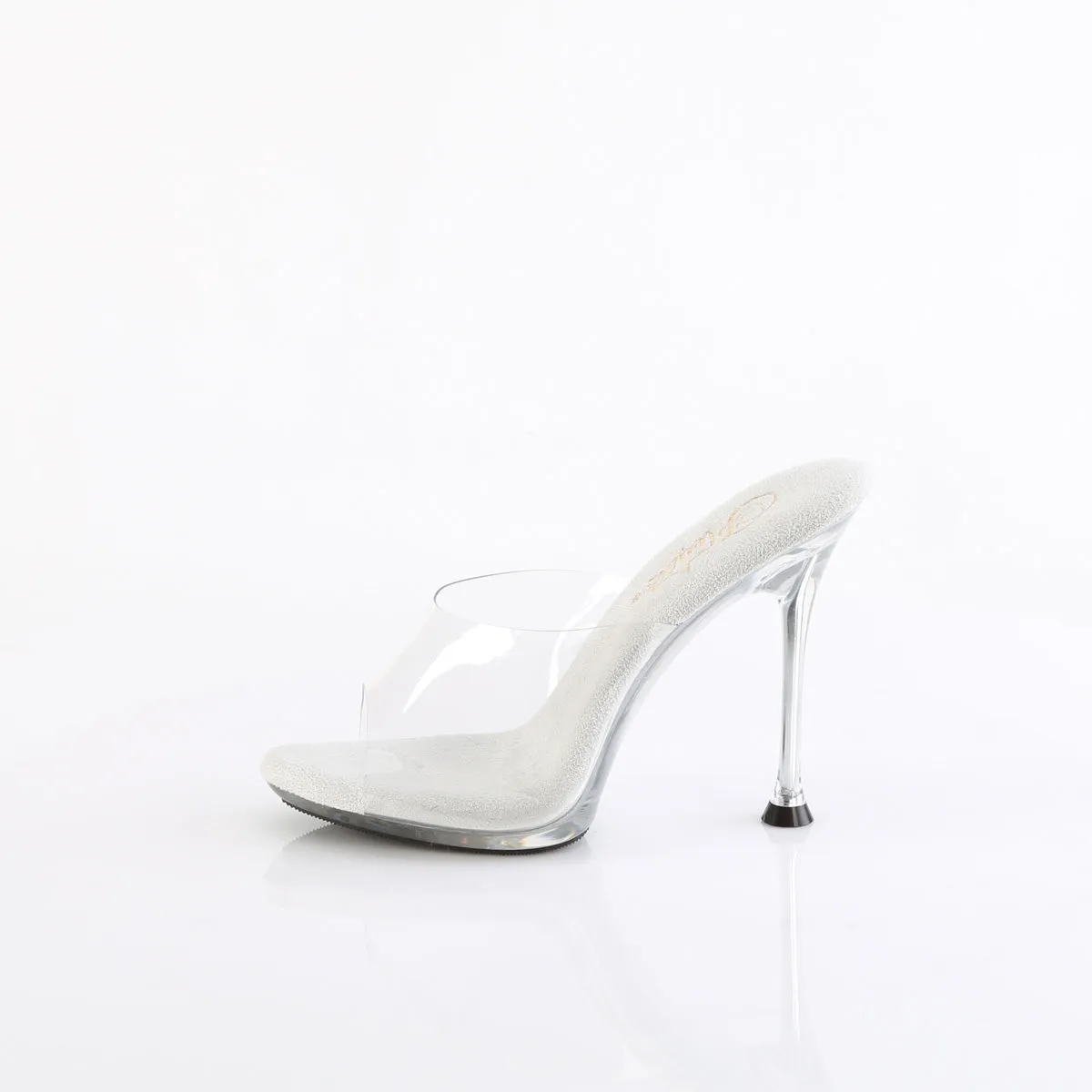 CUPID-401 Posing Comp Sexy Clear Slip On Shoes
