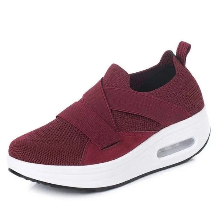 Cuzcare Casual Orthopedic Slip On Ladies Walking Shoes