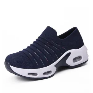 Cuzcare Orthopedic Shoes Women Breathable Slip-on Sneakers Air Cushion Mesh Leisure