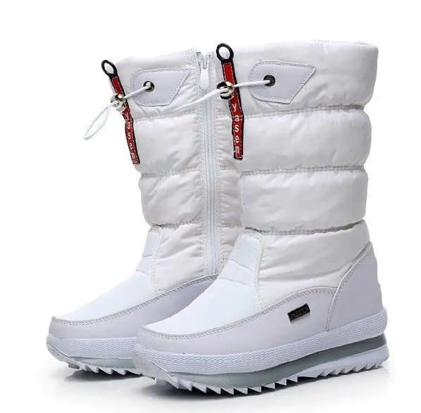 Cuzcare Orthopedic Women Boot Fur Lined Warm Waterproof NonSlip Fashion Snow Boots