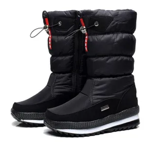 Cuzcare Orthopedic Women Boot Fur Lined Warm Waterproof NonSlip Fashion Snow Boots