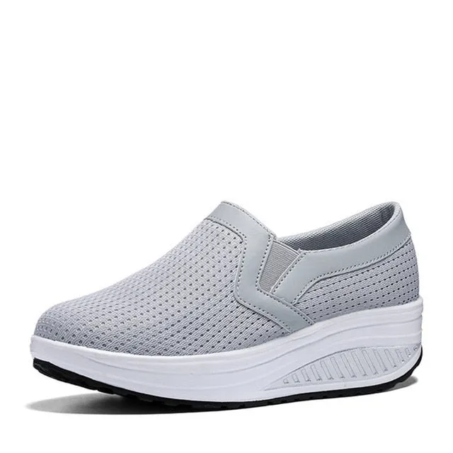 Cuzcare Orthopedic Women Shoes Breathable Slip On Arch Support Non-slip