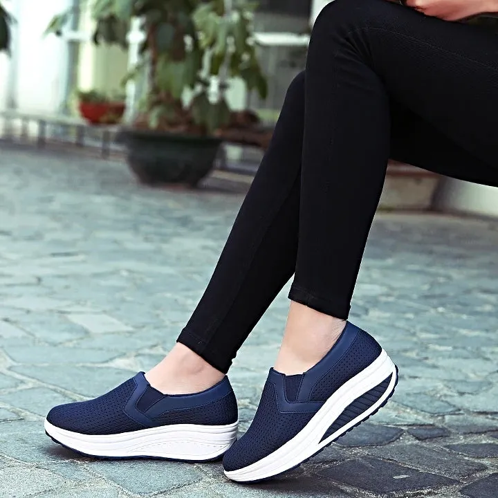 Cuzcare Orthopedic Women Shoes Breathable Slip On Arch Support Non-slip