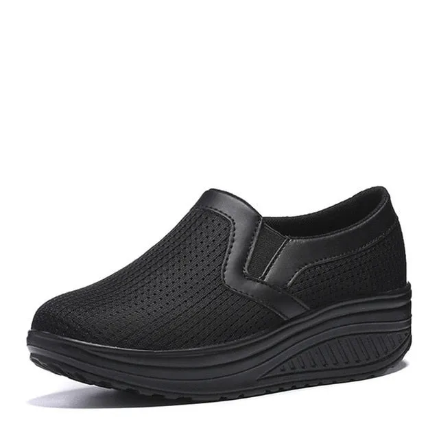 Cuzcare Orthopedic Women Shoes Breathable Slip On Arch Support Non-slip