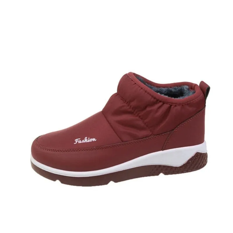 Cuzcare Orthopedic Women Winter Boots Waterproof Warm Soft AntiSlip Casual Ankle Boots