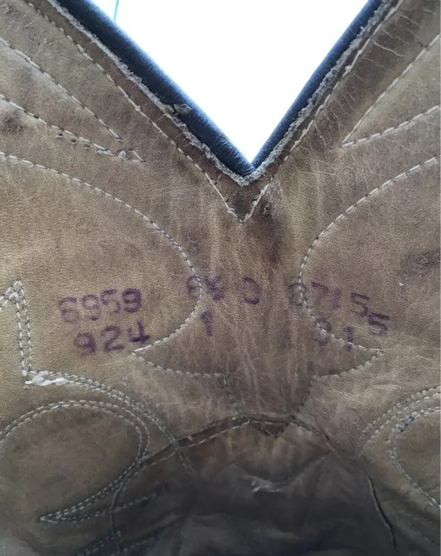 Dan Post Women's Beige Mid-Calf Cowgirl Western Boots - Size 8.5D
