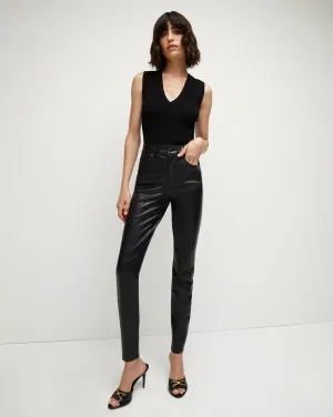 Debbie Vegan Leather Skinny Pant