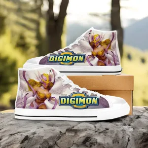 Digimon Adventure Angewomon Shoes High Top Sneakers for Kids and Adults