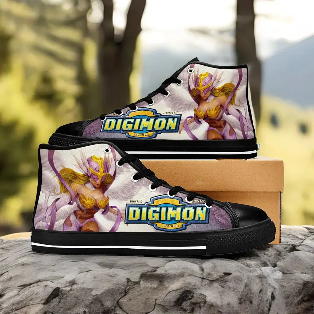 Digimon Adventure Angewomon Shoes High Top Sneakers for Kids and Adults
