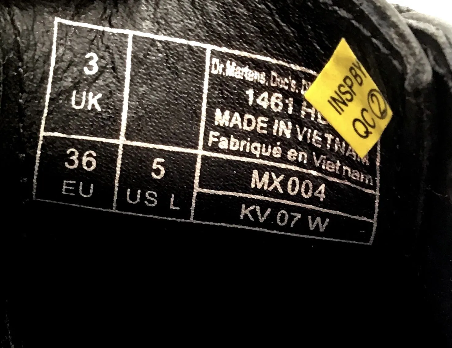 Dr. Martens Women's Black Oxford Dress Shoes - Size 5