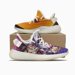 Dragon Ball Z Son Goku and Vegeta YZ White Anime Shoes