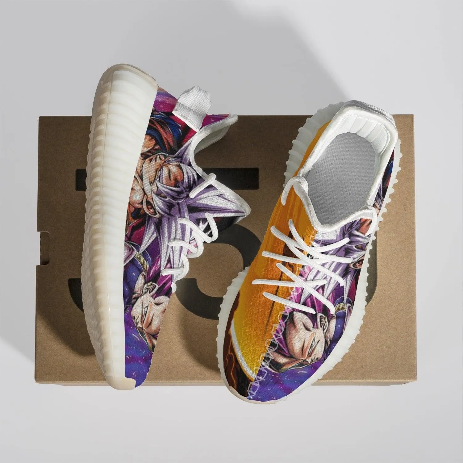Dragon Ball Z Son Goku and Vegeta YZ White Anime Shoes