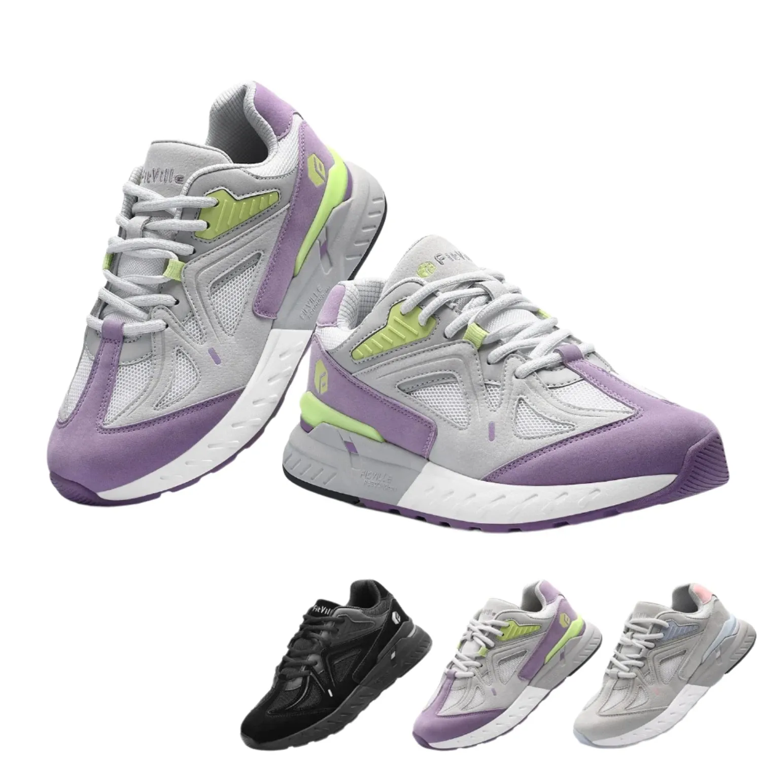 Extra Wide Women's Walking Shoes - Lightweight Sneakers for Flat Feet, Plantar Fasciitis, and Heel Pain Relief