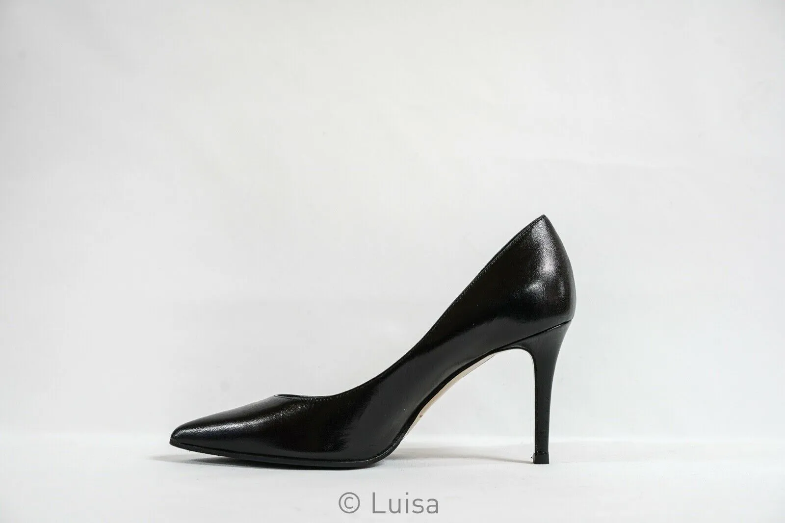 Fabio Rusconi Women's Black Leather Heel Nataly