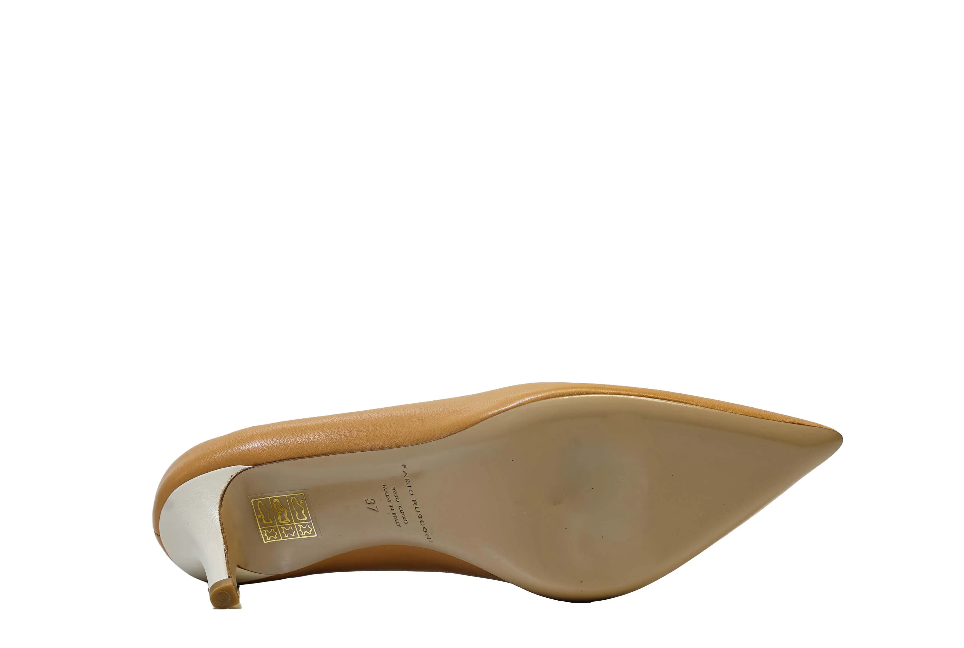 Fabio Rusconi Women’s Tan Leather Shoe Spuma