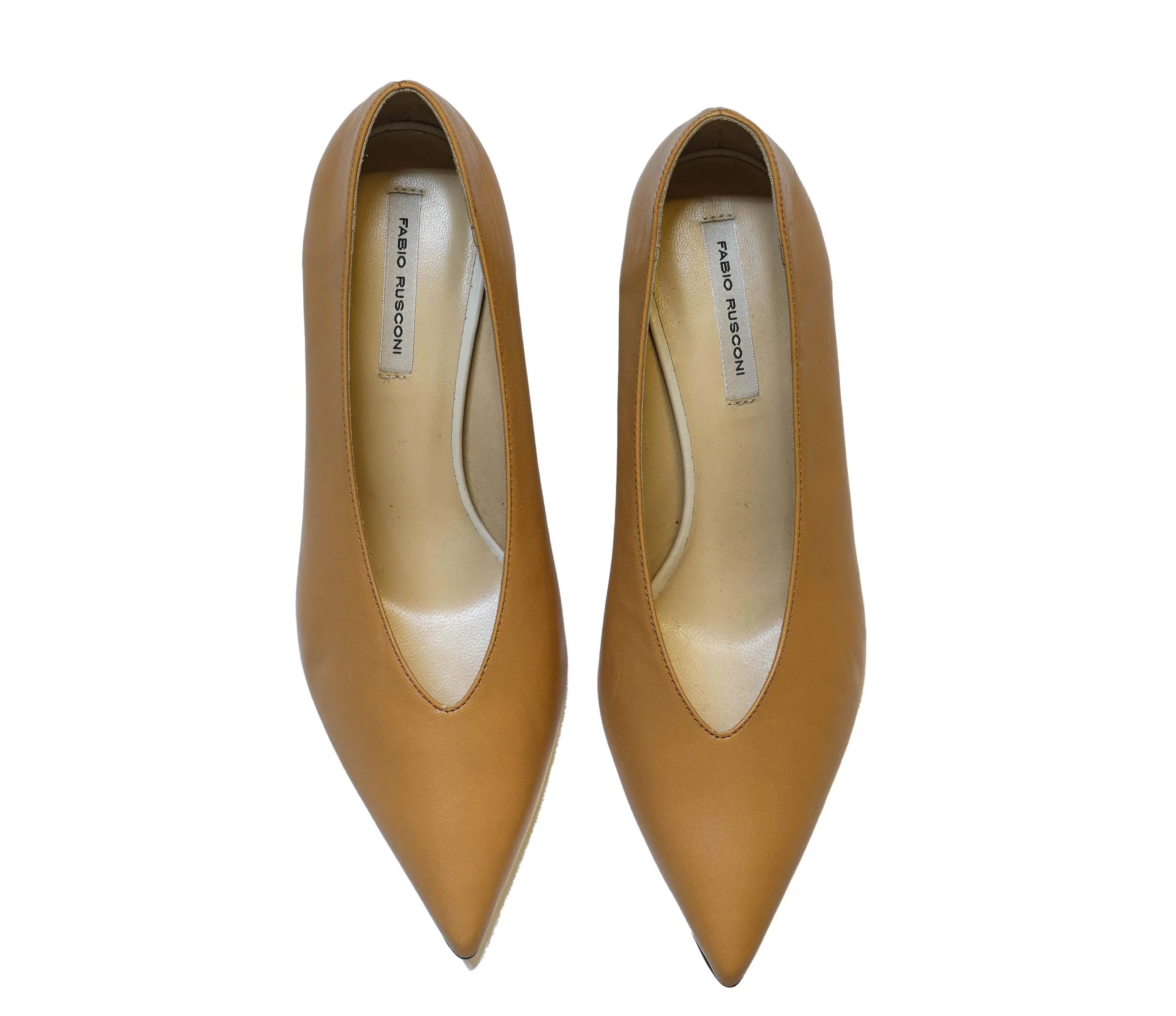 Fabio Rusconi Women’s Tan Leather Shoe Spuma