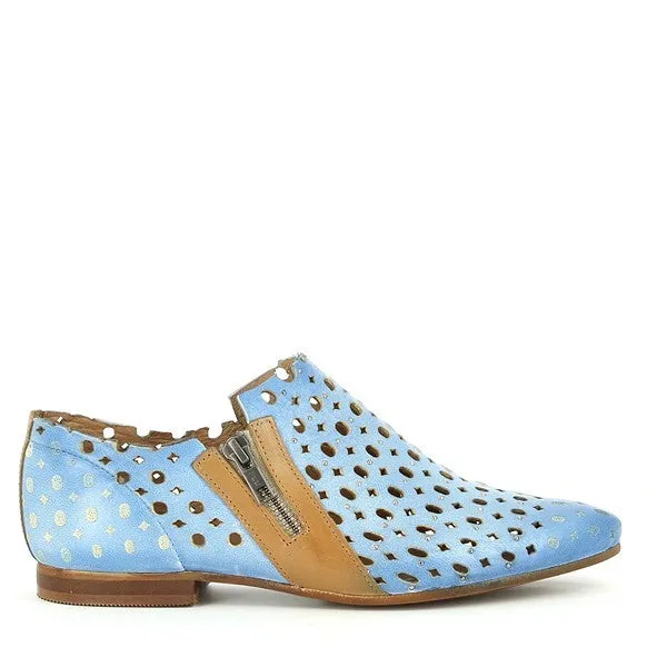 Felmini C252 Light Blue Ankle Boots