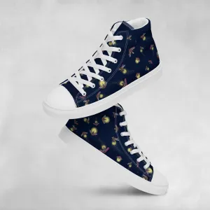 Fireflies - Women's High Top Canvas Shoes