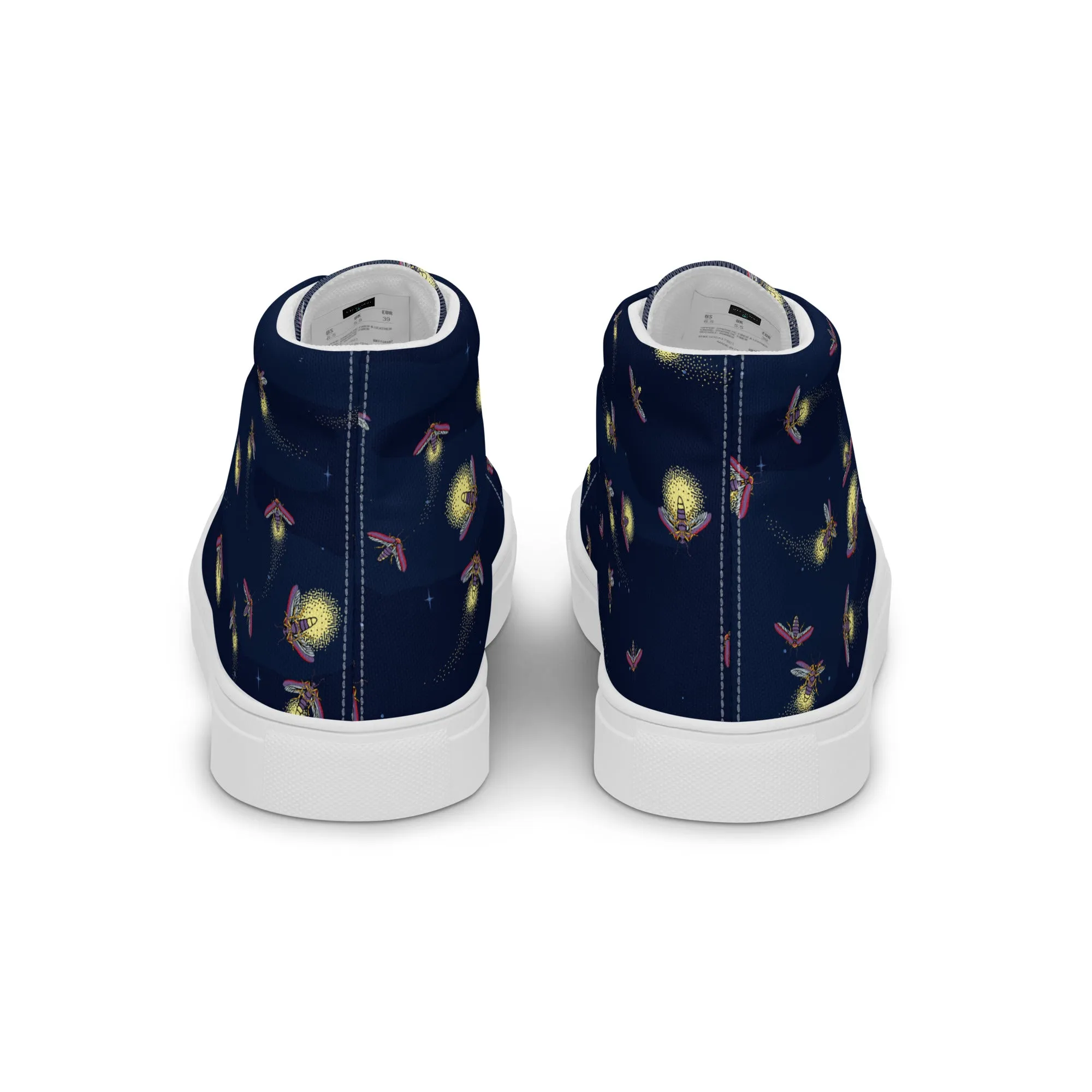 Fireflies - Women's High Top Canvas Shoes