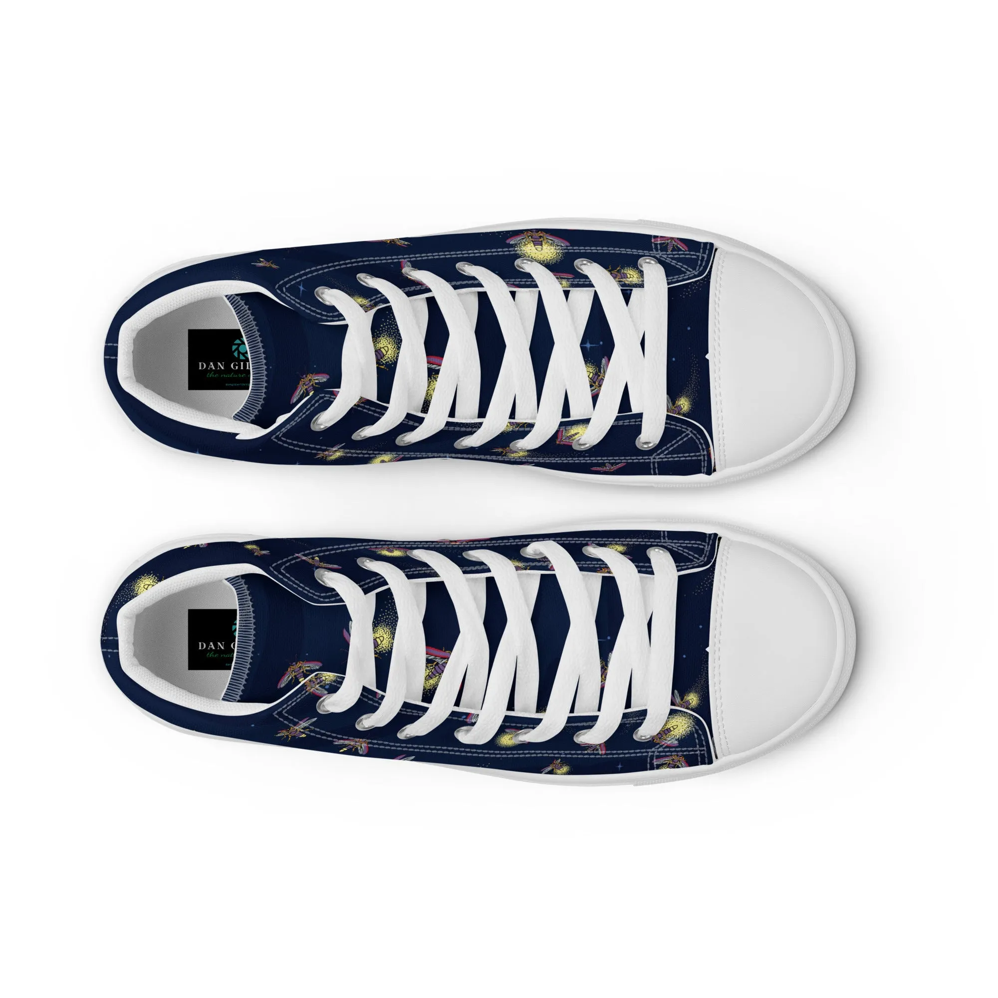 Fireflies - Women's High Top Canvas Shoes