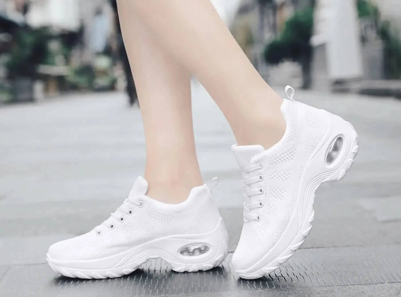 FitVille Women's Minimalist Air Cushion Sneakers