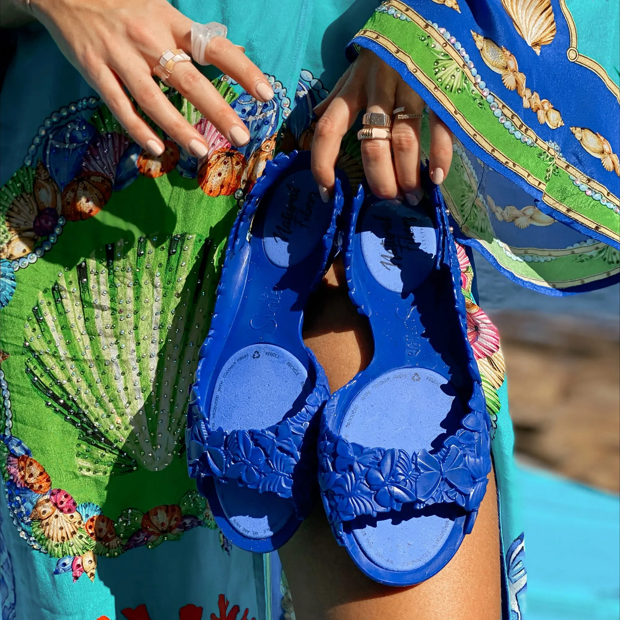FLEXI Butterfly Blue Sandal